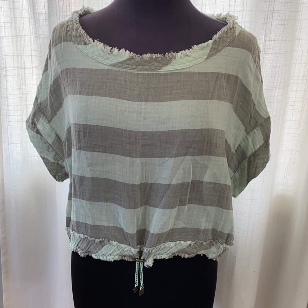 Striped Fringed Top (Urban Outfitters)